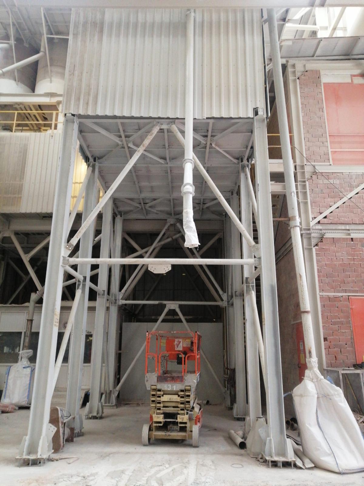 Silo taşıyıcı konstrüksiyon